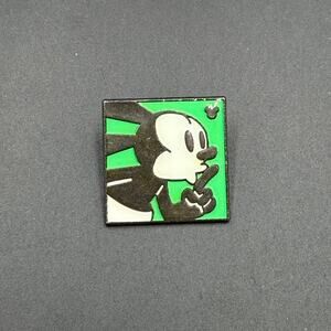 Disney Oswald The Lucky Rabbit Green Shh Square Trading Pin 2014